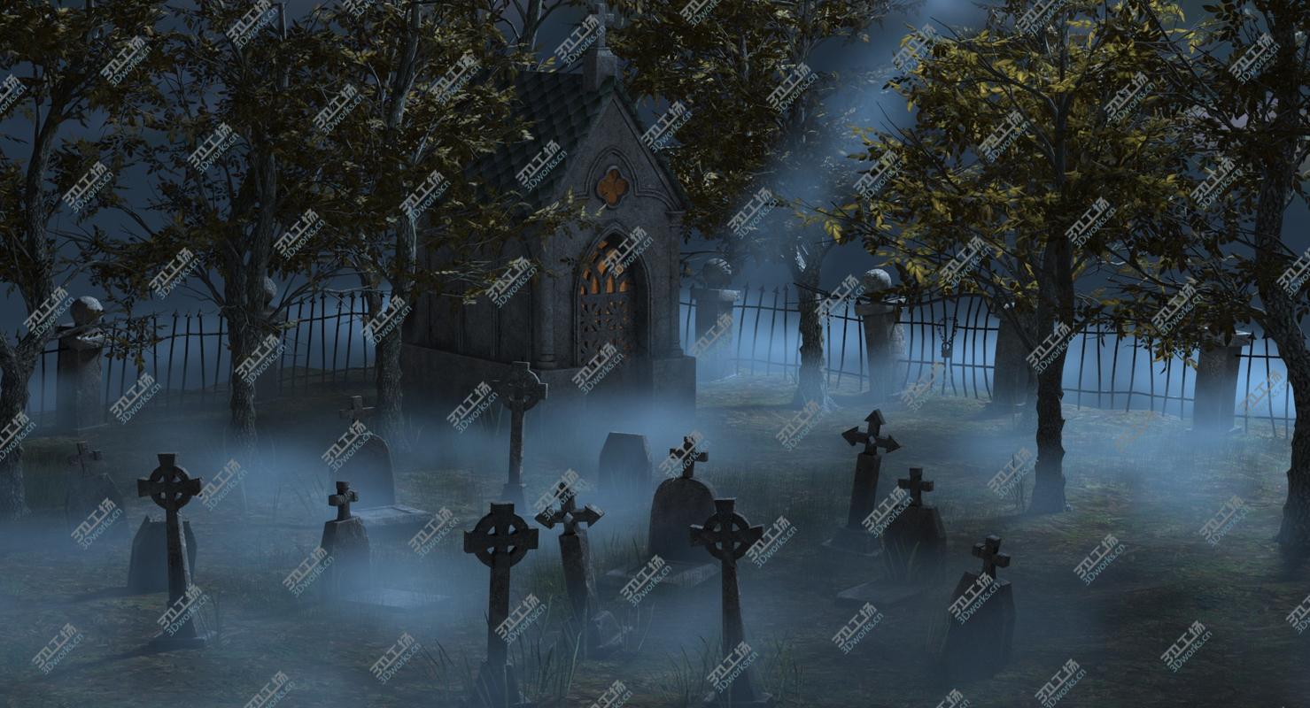 images/goods_img/2021040162/Cartoon Cemetery model/2.jpg